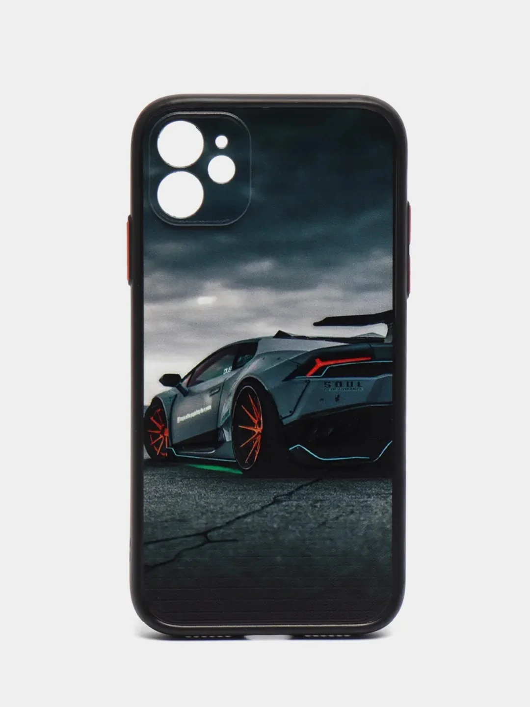 Хром чехол с рисунком на Apple iPhone 11 (Айфон 11)