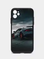 Хром чехол с рисунком на Apple iPhone 11 (Айфон 11)