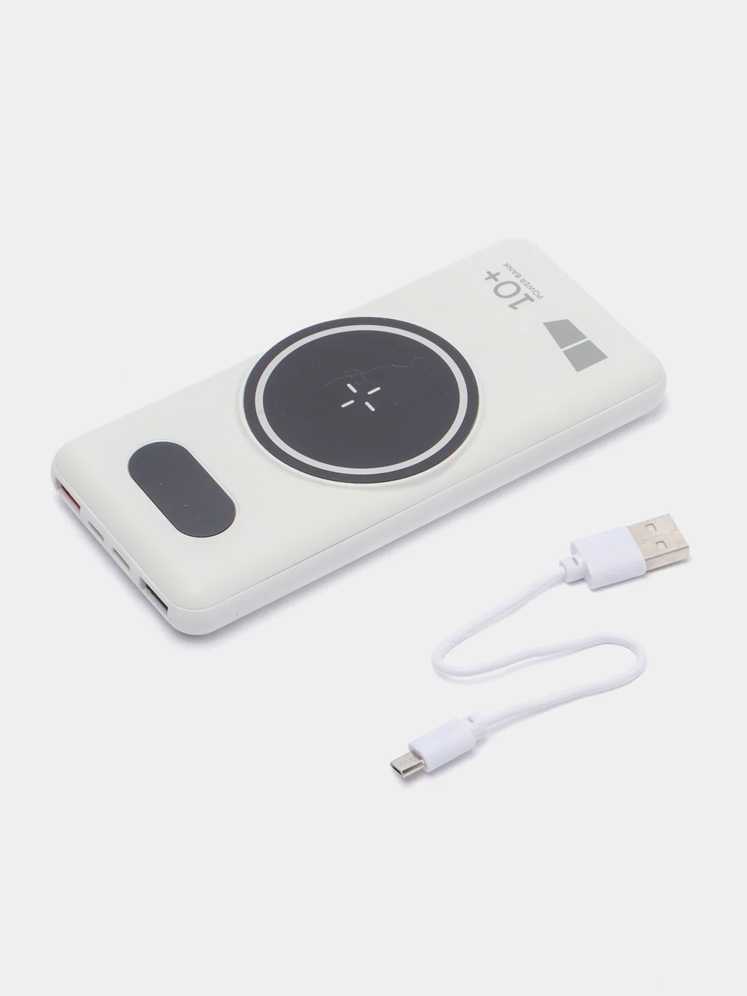Белый power Bank More Choice PB70S, 10 000 мАч, 3 USB с быстрой зарядкой 3.0A