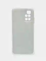 Бирюзовый силиконовый чехол на Xiaomi Redmi 10 / Сяоми Редми 10 прозрачный с рисунком, защита камеры