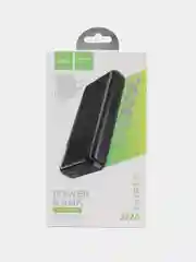 Черный портативный аккумулятор 20 000 мAч J72A , внешний акб, Power bank