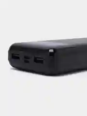 Черный портативный аккумулятор 20 000 мAч J72A , внешний акб, Power bank