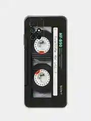 Хром силиконовый чехол на Xiaomi Redmi 10 / Сяоми Редми 10 прозрачный с рисунком, защита камеры