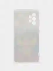 Синий силиконовый чехол на Samsung Galaxy A52/A52s / Самсунг А52/A52s прозрачный, с рисунком