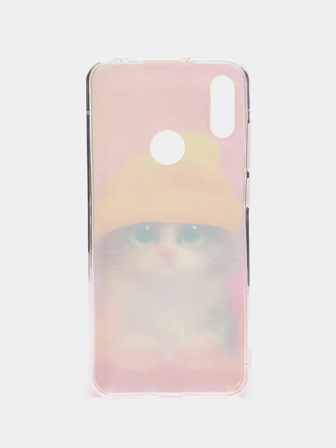 Желтый силиконовый чехол на Honor 8A/8A Pro/Huawei Y6 2019/Y6s / Хонор 8А прозрачный, с рисунком
