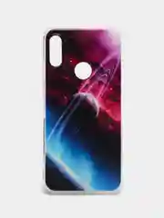Аметистовый силиконовый чехол на Honor 8A/8A Pro/Huawei Y6 2019/Y6s / Хонор 8А прозрачный, с рисунком