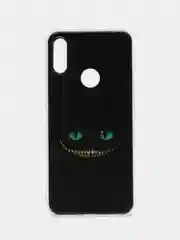 Черный силиконовый чехол на Honor 8A/8A Pro/Huawei Y6 2019/Y6s / Хонор 8А прозрачный, с рисунком