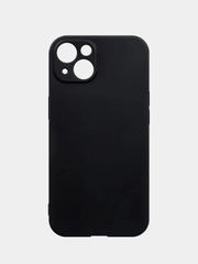 Матовый чехол для iPhone 13, черный, TPU, 1.0 мм