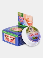 Отбеливающая зубная паста 5 Star Sabaitlt, тайская, круглая