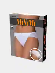 Белый трусы-слипы Minimi Basic BO224