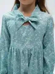Красный платье для девочки детское нарядное с длинным рукавом