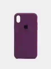 Коричневый чехол Silicone Case для iPhone XR