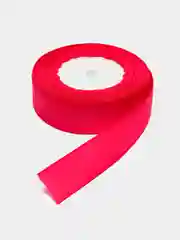 Тёмно-розовый лента репсовая, 25 мм, 18 метров