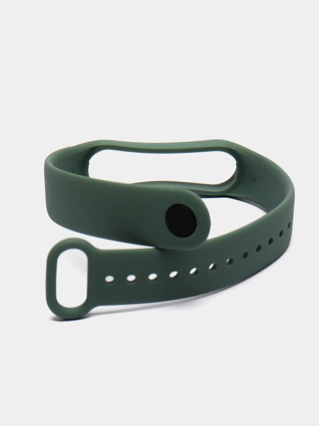 Зелёный хаки ремешок силиконовый для Xiaomi Mi Band 7, Сяоми Ми Банд 7