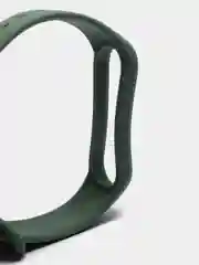 Зелёный хаки ремешок силиконовый для Xiaomi Mi Band 7, Сяоми Ми Банд 7