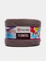 Бежевый меланж пряжа YarnArt Flowers 55% Хлопок 45% Полиакрил 250г 1000м, 1 моток