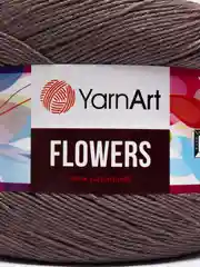 Бежевый меланж пряжа YarnArt Flowers 55% Хлопок 45% Полиакрил 250г 1000м, 1 моток