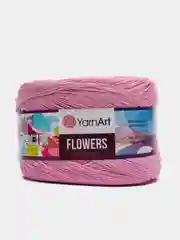 Розовый пряжа YarnArt Flowers 55% Хлопок 45% Полиакрил 250г 1000м, 1 моток