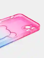 Конфетный чехол на iPhone айфон 11 Pro Max, силиконовый чехол с принтом мишка KAWS