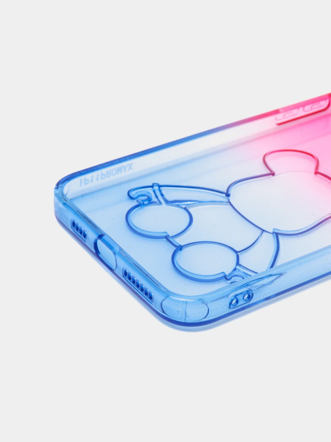 Конфетный чехол на iPhone айфон 11 Pro Max, силиконовый чехол с принтом мишка KAWS