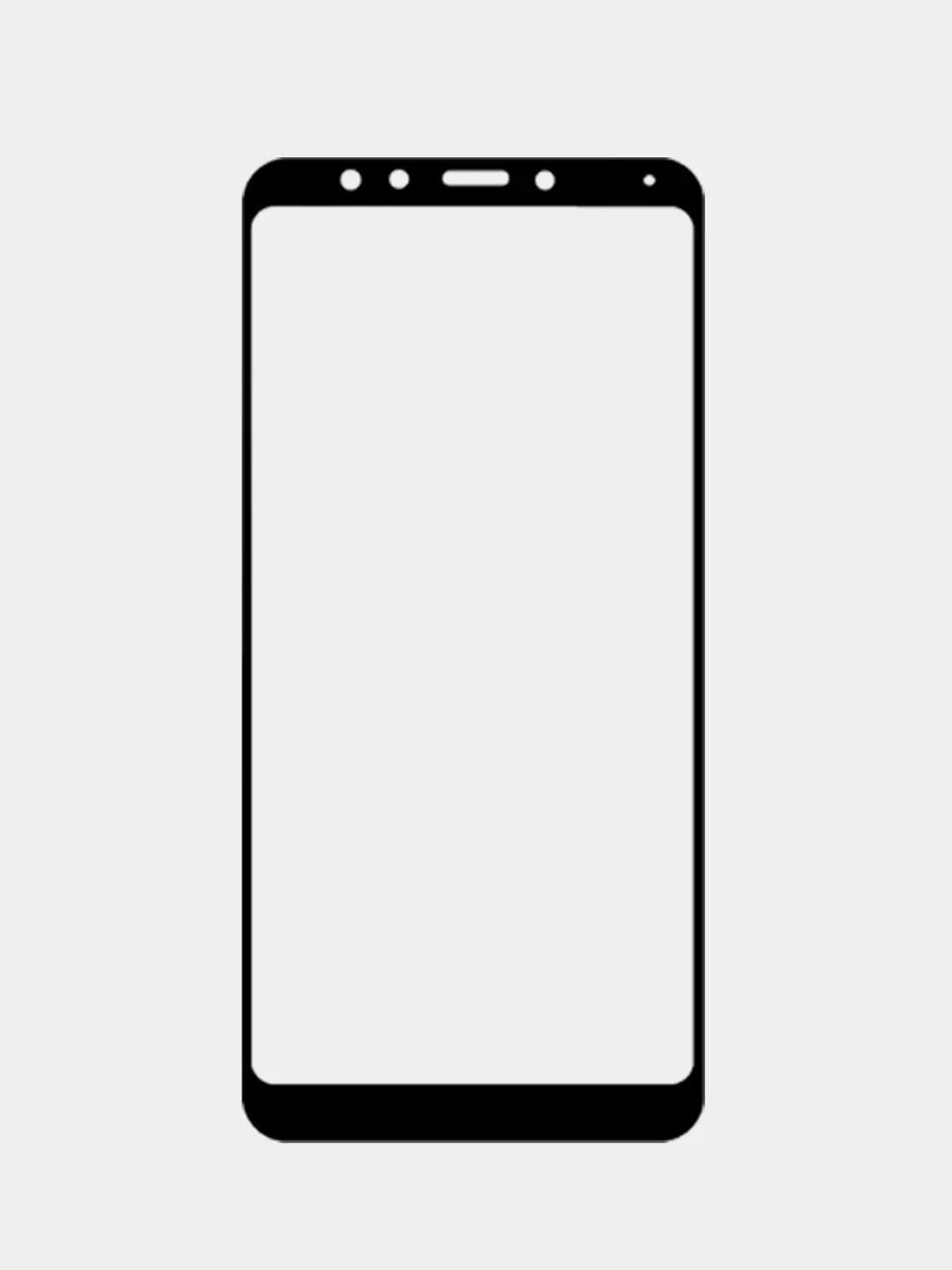 Защитное стекло для Xiaomi Redmi 5, черный