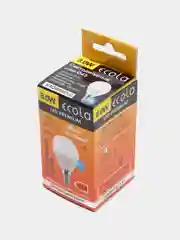 Лампа светодиодная Ecola LED Premium (0% коэф. пульсации) 8W Шар 2700К (теплый)