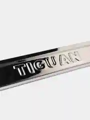 Накладки на пороги со ступенькой, нержавейка, VW Tiguan, 2007-2016 г