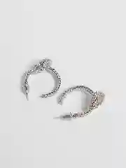 Серебряный серьги, узелки-крендельки, сережки женские кольца, гвоздики под серебро и золото, пусеты