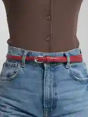 Бордовый женские ремни