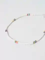 Молочный ожерелье из каучука, в стиле серферов