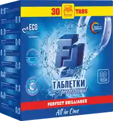 Таблетки для посудомоечных машин FF All in 1, бесфосфатные, 30 штук