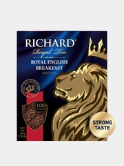 Чай в пакетиках Richard "Royal English Вreakfast", черный, 100 штук