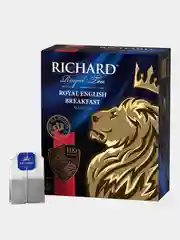 Чай в пакетиках Richard "Royal English Вreakfast", черный, 100 штук