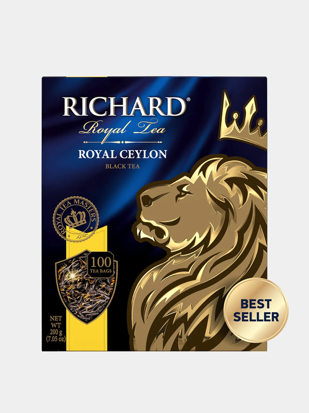 Чай Richard "Royal Ceylon", черный, в пакетиках, 100 штук