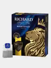Чай Richard "Royal Ceylon", черный, в пакетиках, 100 штук
