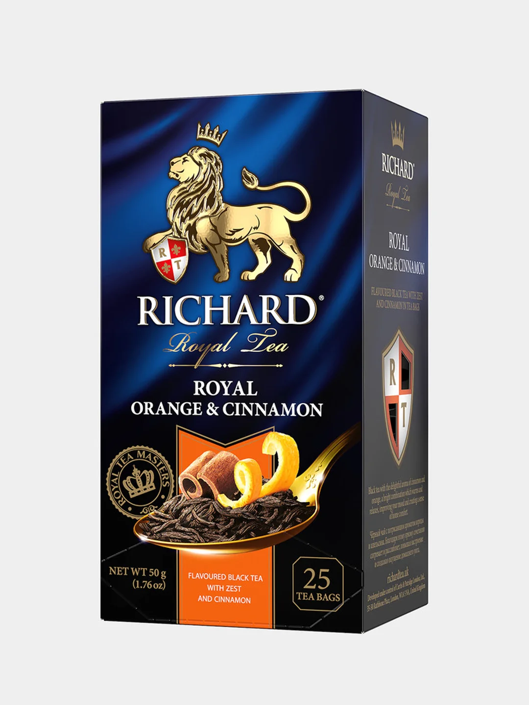 Чай Richard "Royal Orange & Cinnamon", черный, в пакетиках, 25 штук