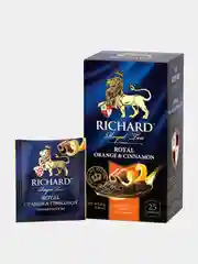 Чай Richard "Royal Orange & Cinnamon", черный, в пакетиках, 25 штук