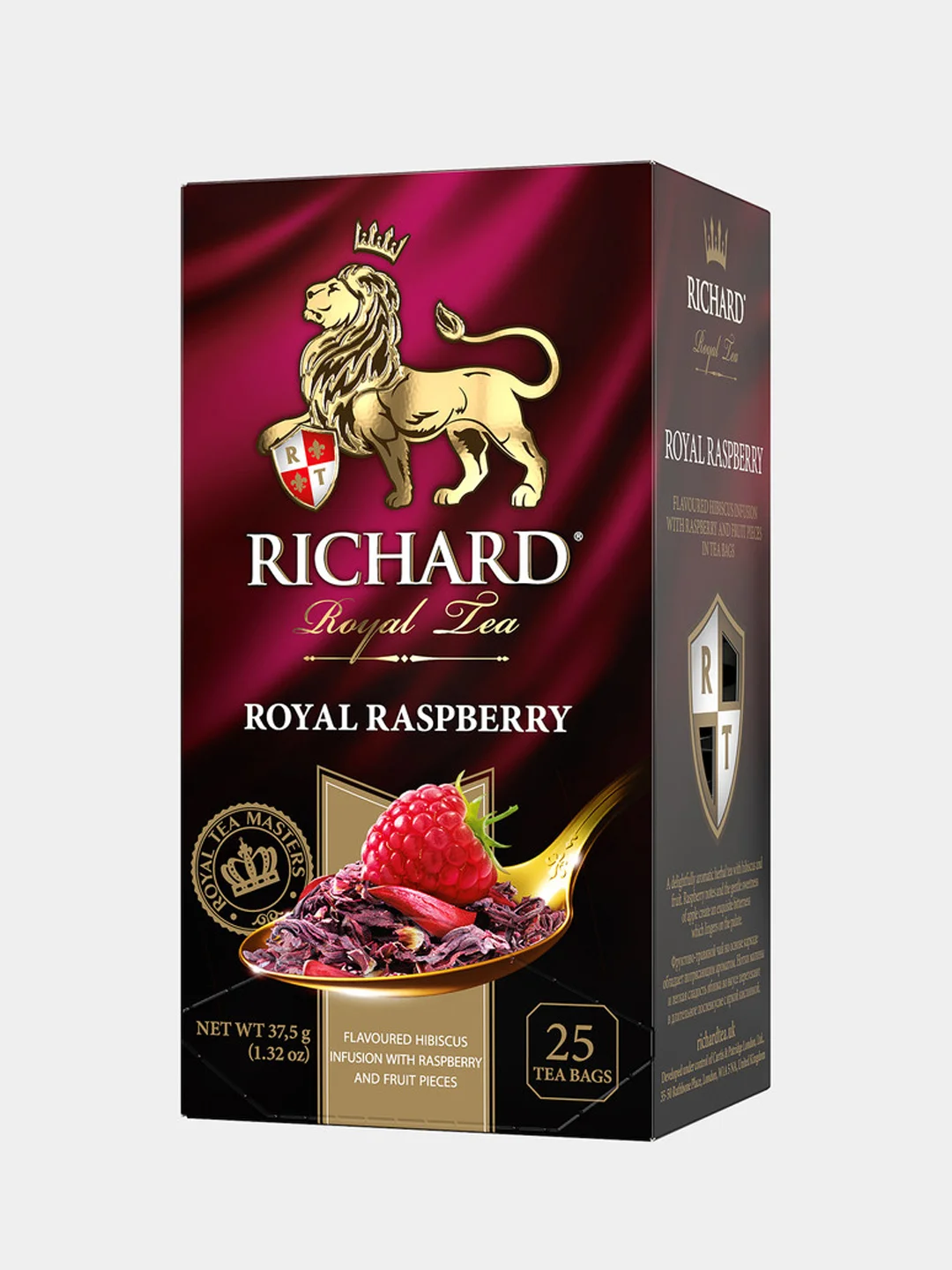 Чай Richard "Royal Raspberry", фруктово-травяной, в пакетиках, 25 штук