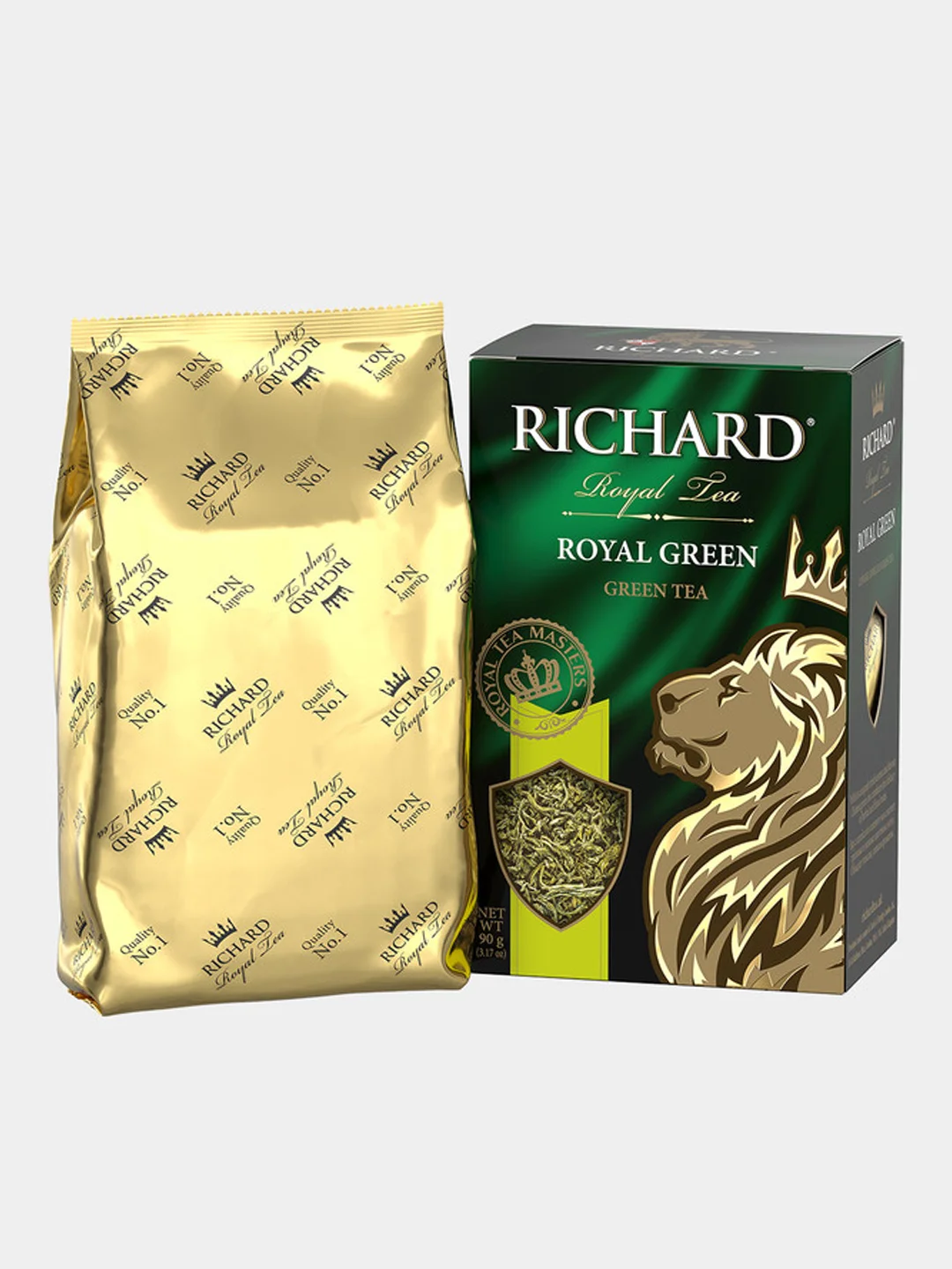 Чай крупнолистовой Richard "Royal Green", зеленый, 90 г