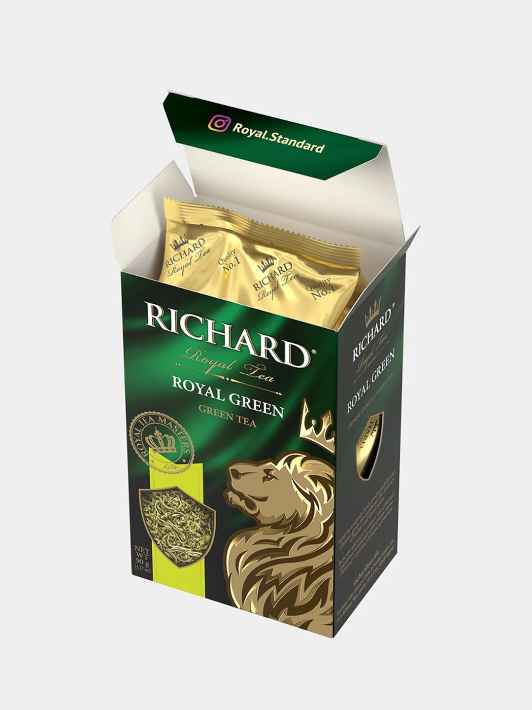 Чай крупнолистовой Richard "Royal Green", зеленый, 90 г