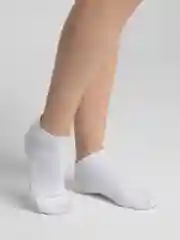 Носки белые, короткие, повседневные, однотонные