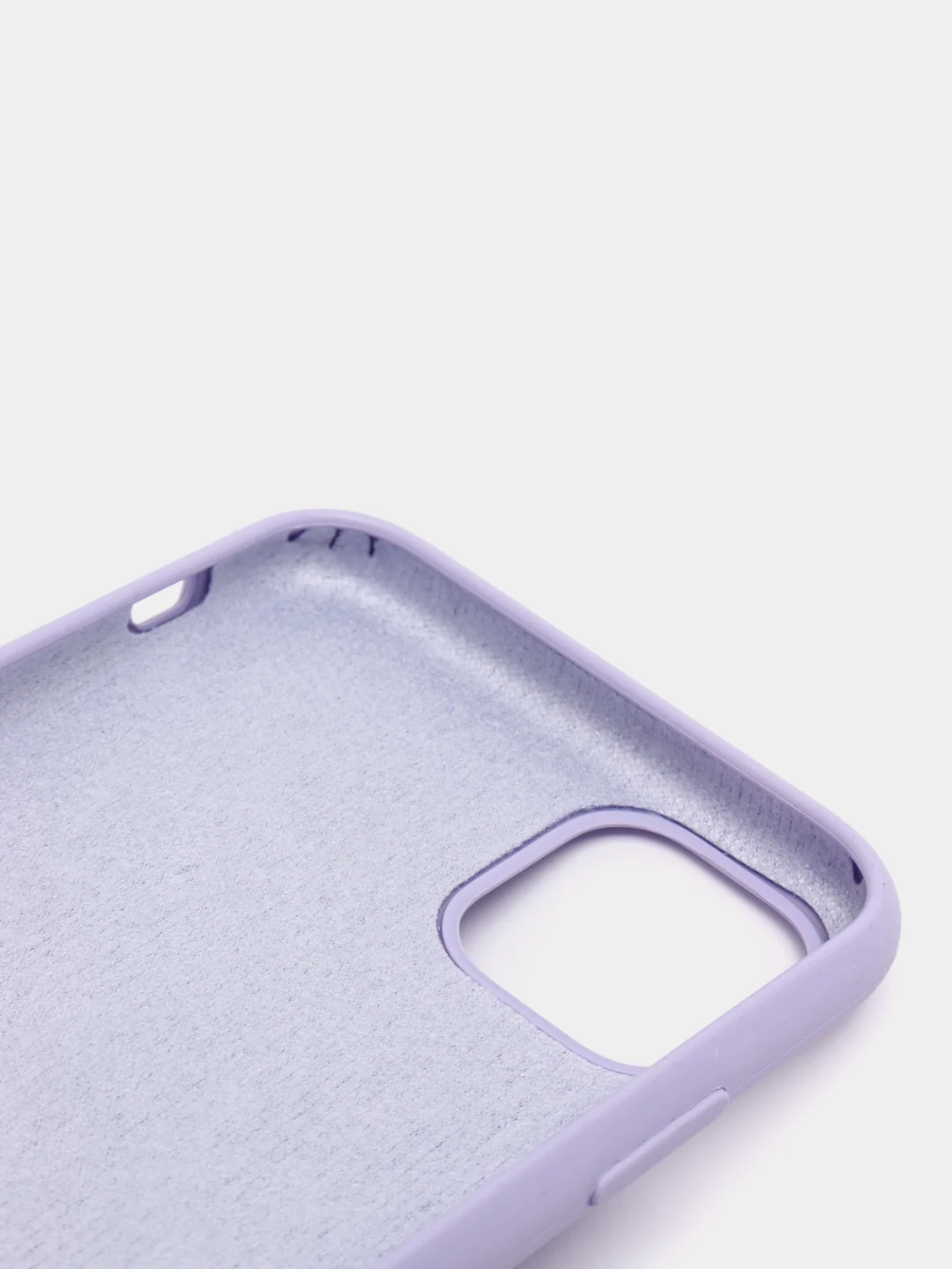 Лавандовый чехол Silicone Case для iPhone 11, с открытым низом