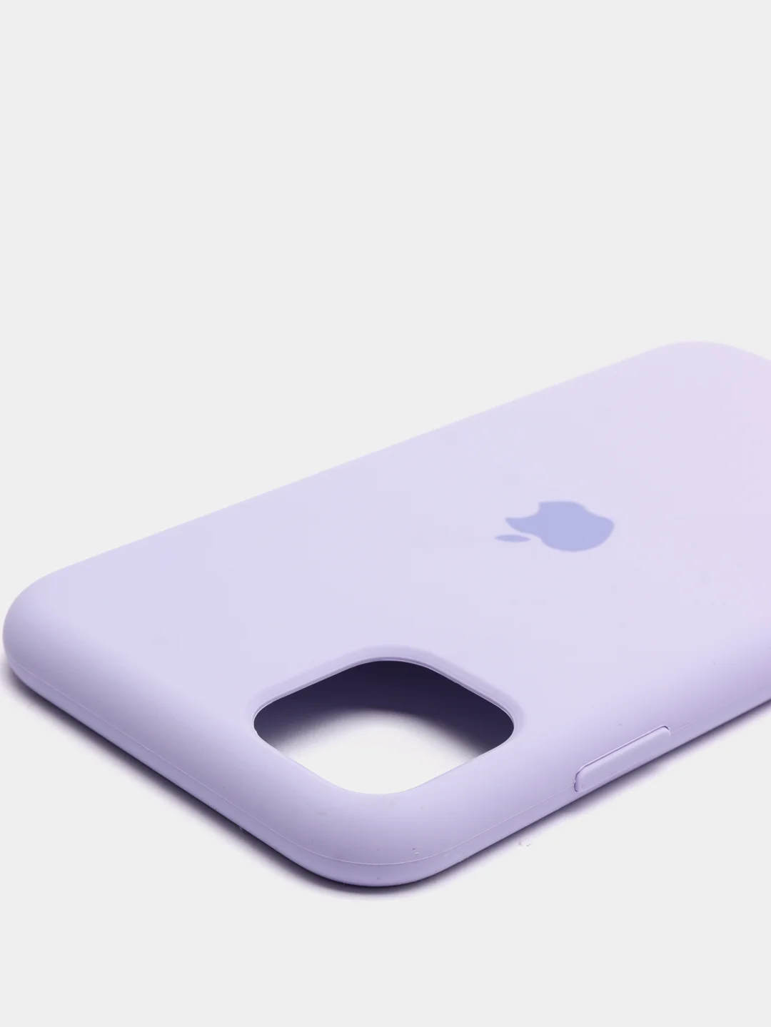 Лавандовый чехол Silicone Case для iPhone 11, с открытым низом