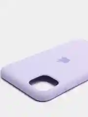 Лавандовый чехол Silicone Case для iPhone 11, с открытым низом
