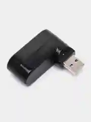 Черный usb разветвитель на 3 порта