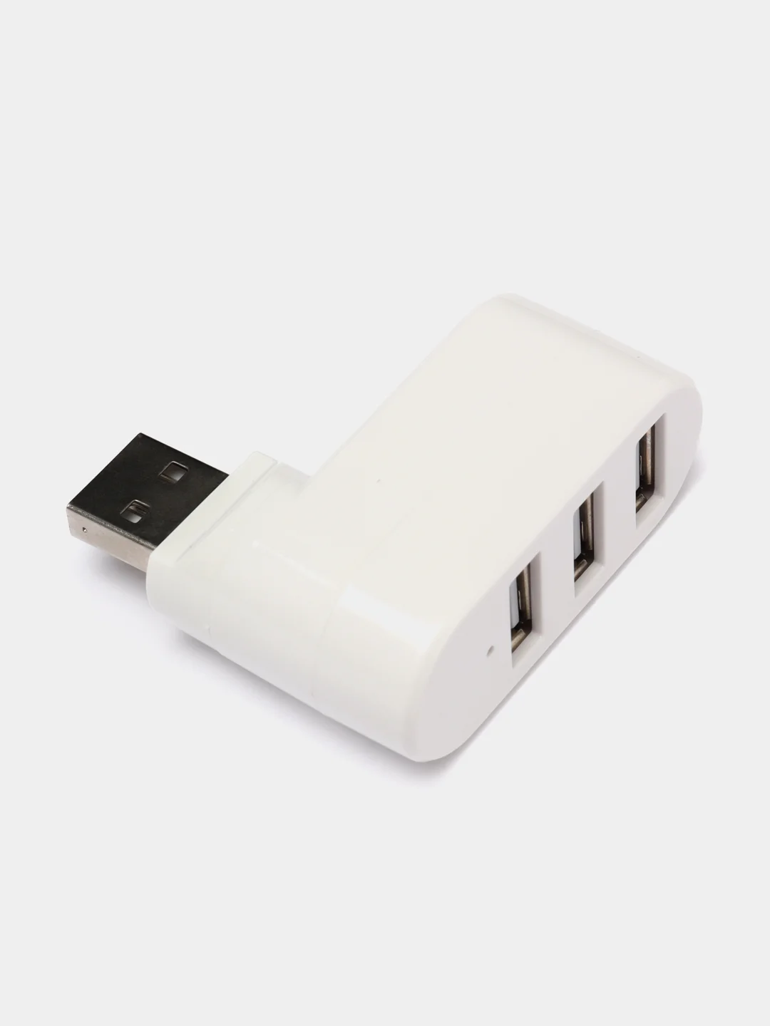 Белый usb разветвитель на 3 порта