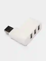 Белый usb разветвитель на 3 порта