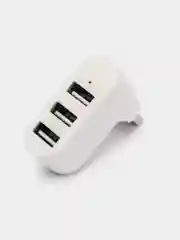 Белый usb разветвитель на 3 порта