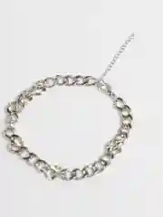 Серебряный цепочка на руку, унисекс