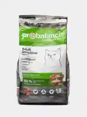 Корм сухой Probalance, для кошек с чувствительным пищеварением, с курицей и рисом, 1,8 кг